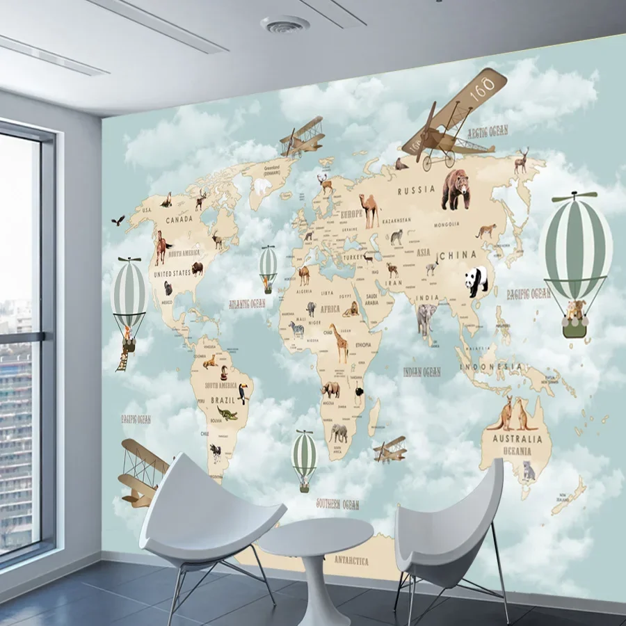 Baby Nursery Mural Wallpaper - Duvar Kağıtları Ev Dekorasyonu Sanatı Soyulabilir