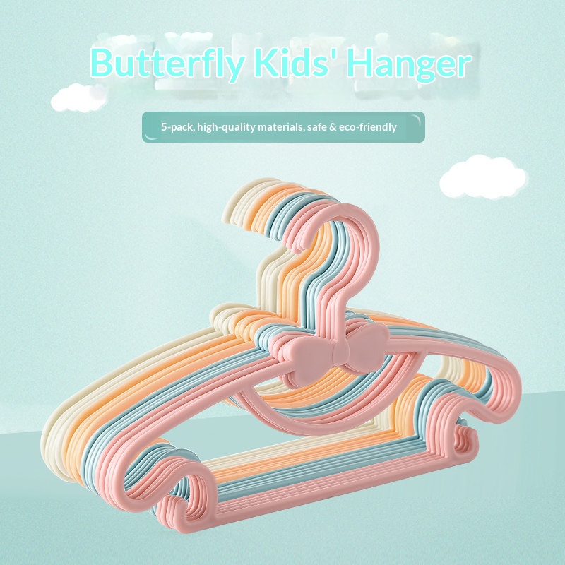 Baby Nursery Hooks - PP Plastik Bebek Askıları Sevimli Fiyonklu
