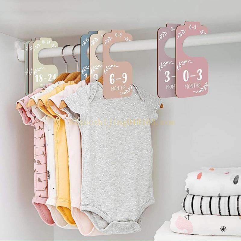 Baby Nursery Sets - 8'li Bebek Dolabı Ahşap Bölücü Seti,