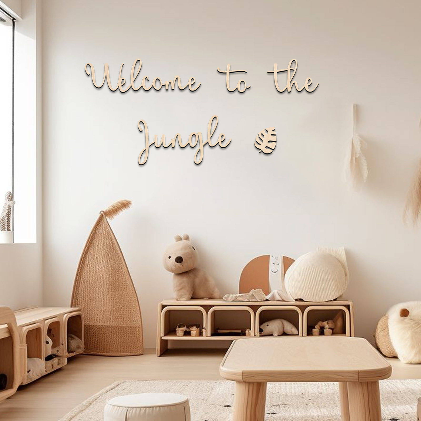 Baby Nursery Needs - Orman Ahşap Tabelası'na Hoş Geldiniz -