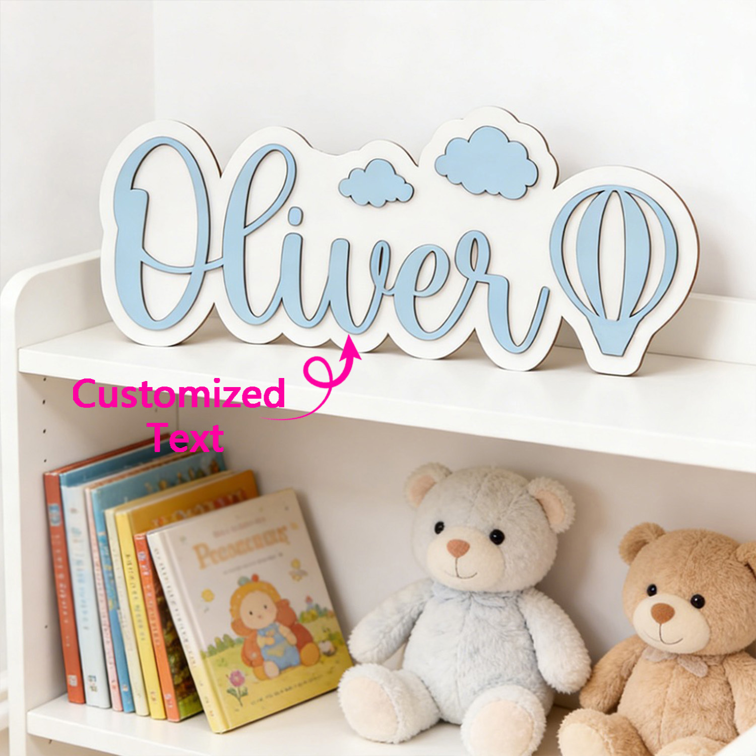 Baby Nursery Toy - Kişiye Özel Sıcak Hava Balonu ve