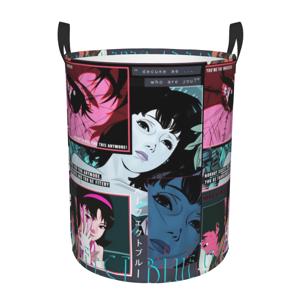 Baby Nursery Laundry Hamper - Japon Animasyon Gerilim Filmi P-Perfect Blue