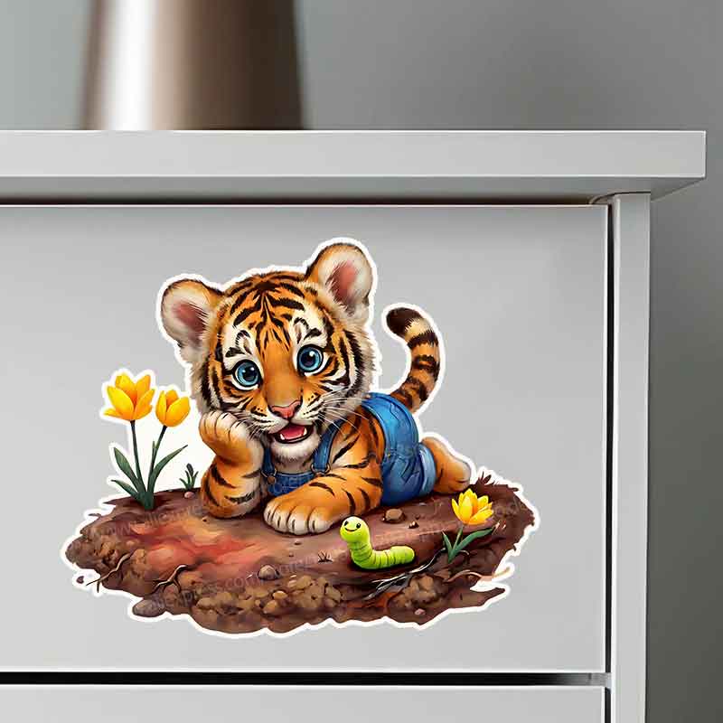 Woodland Baby in Garden Duvar  - Baby Nursery Mural Wallpaper incelemesi ve fiyatı
