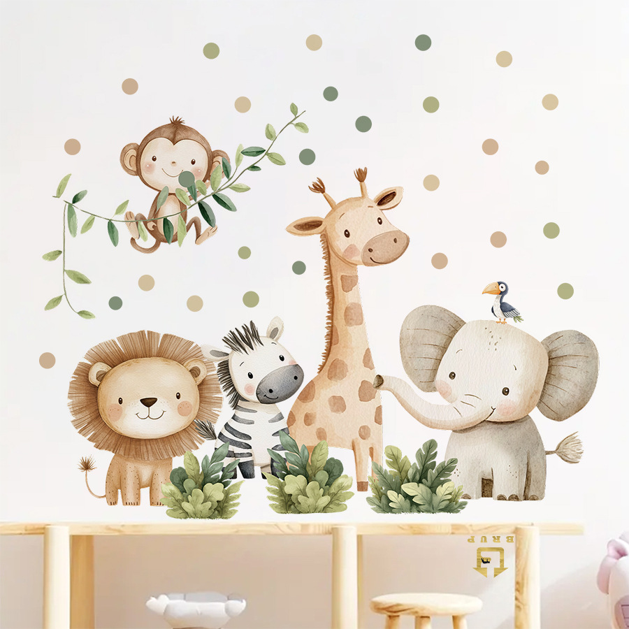 Boho Orman Hayvanları duvar çı - Baby Nursery Needs incelemesi ve fiyatı