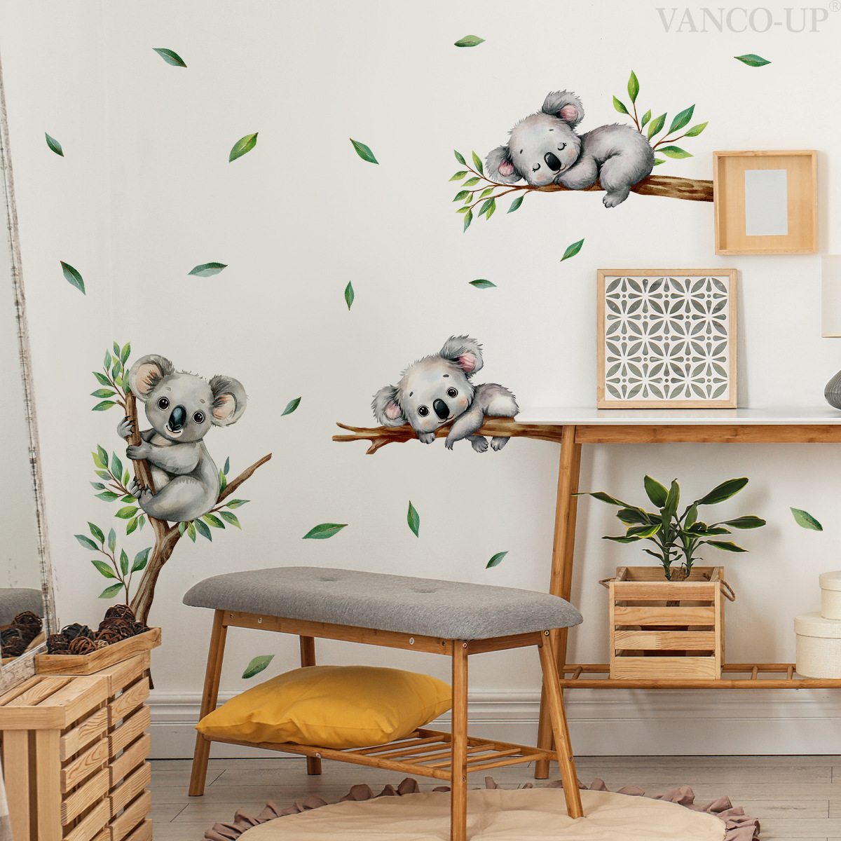 Karikatür Koala Tırmanma Ağacı - Baby Nursery Decals incelemesi ve fiyatı