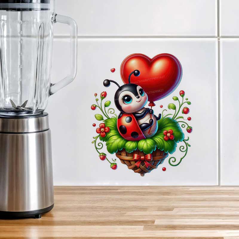 Sevimli Uğur Böceği Duvar Stic - Baby Nursery Mural Wallpaper incelemesi ve fiyatı