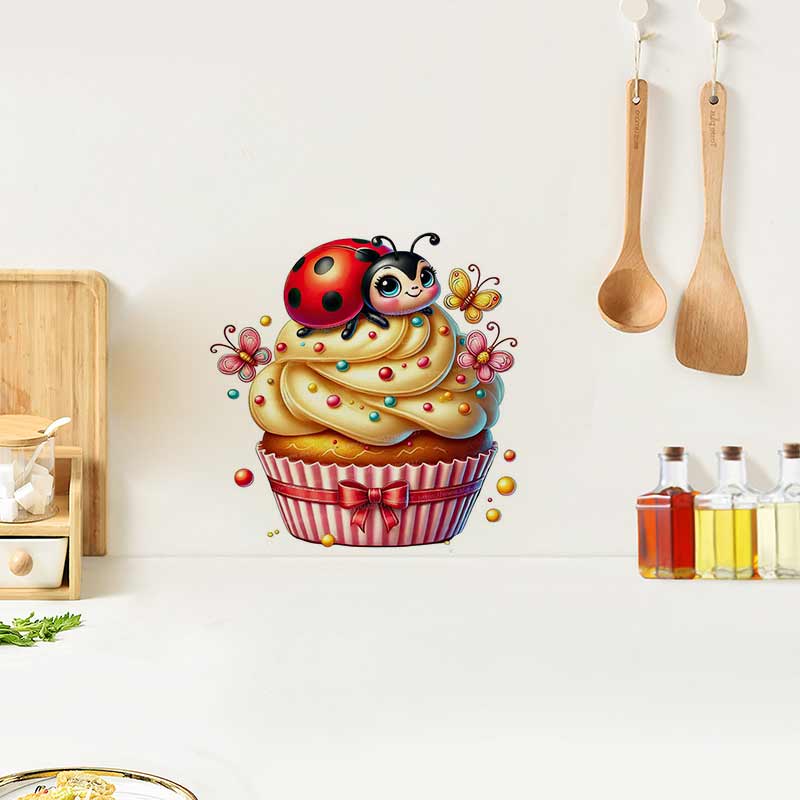 Sevimli Uğur Böceği Duvar Stic - Baby Nursery Mural Wallpaper incelemesi ve fiyatı