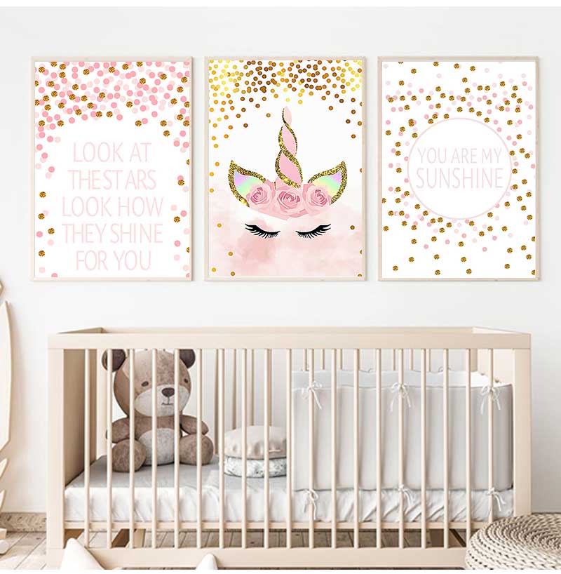 Dekoratif Resim Bebek Kız Yata - Baby Girl Nursery Quotes incelemesi ve fiyatı