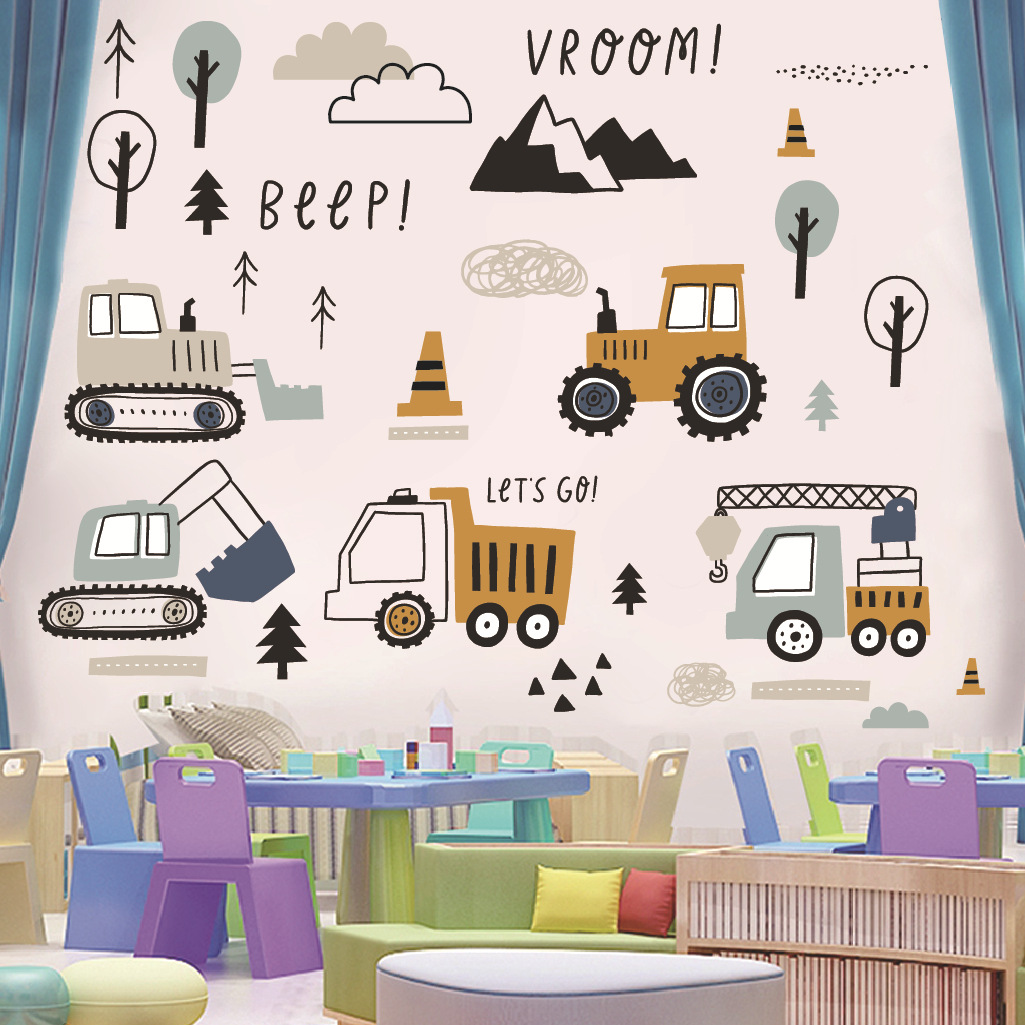 Karikatür Ekskavatör Mühendisl - Baby Nursery Needs incelemesi ve fiyatı