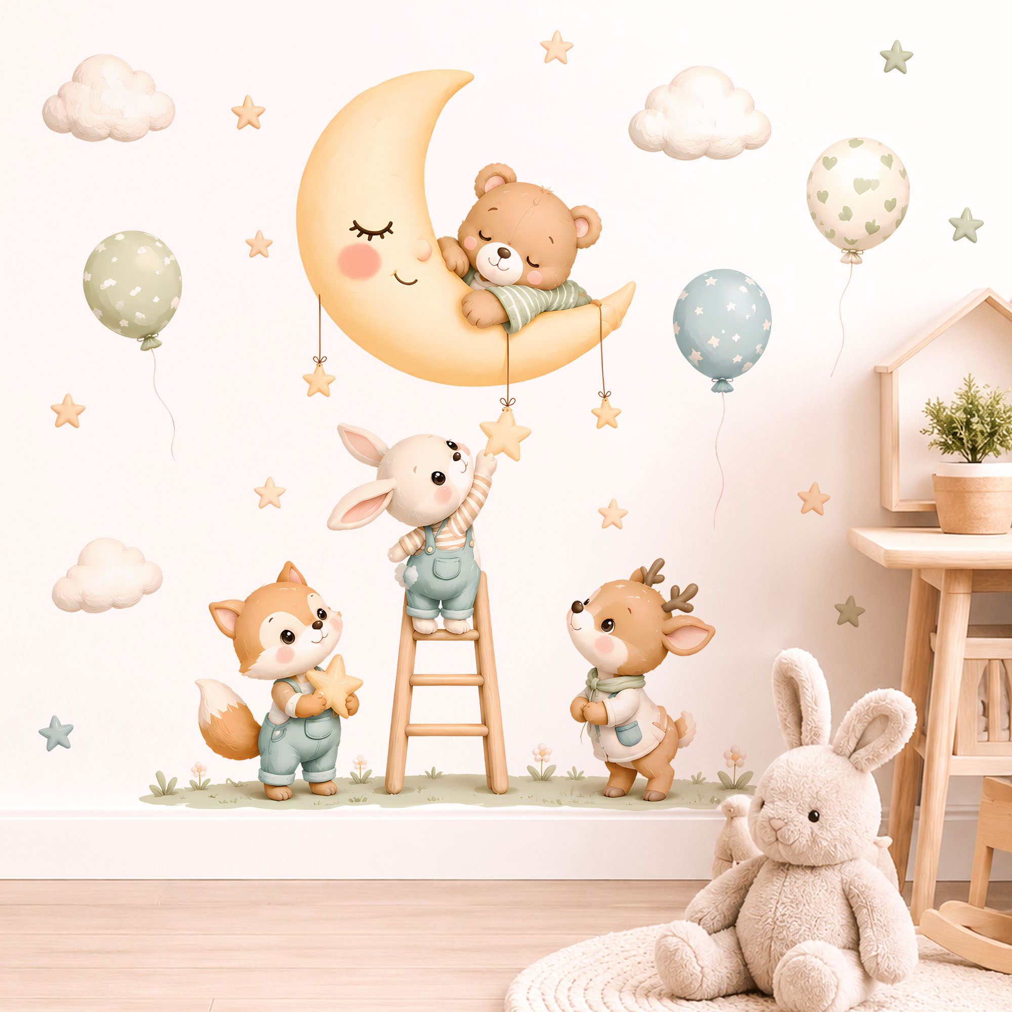 Orman Hayvanı Duvar Çıkartmala - Baby Nursery Decals incelemesi ve fiyatı