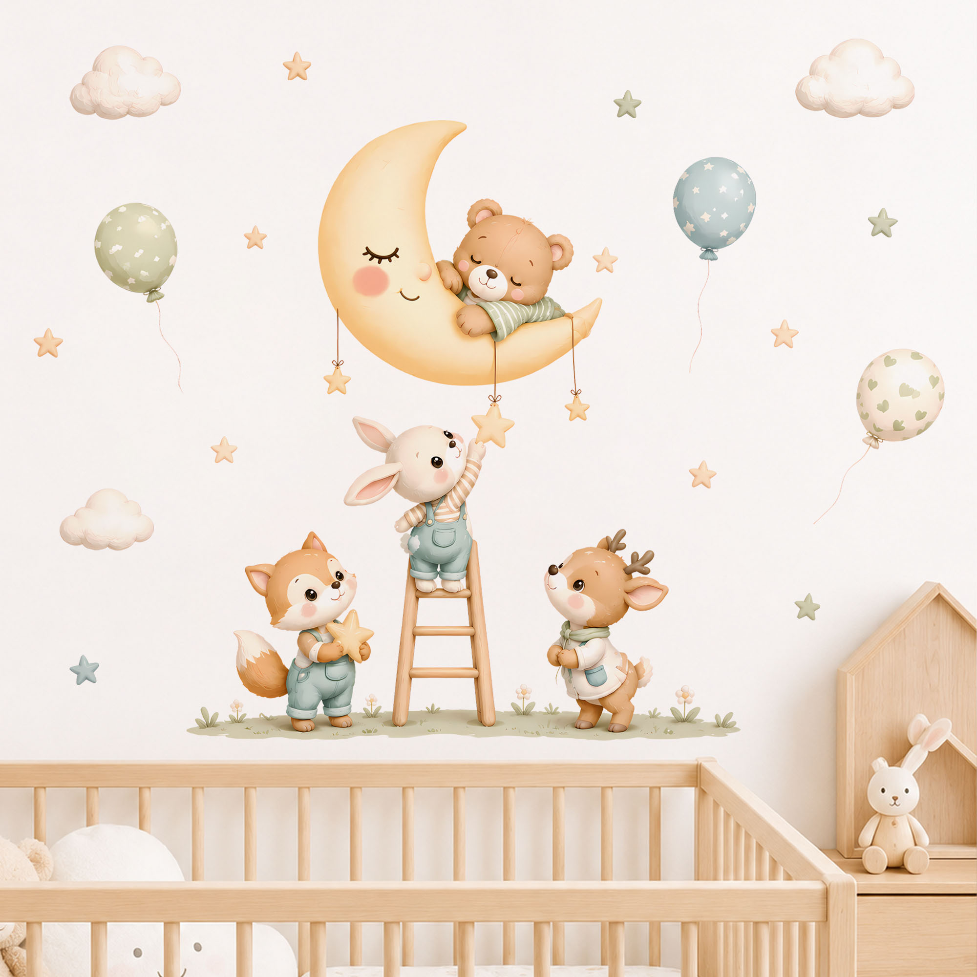 Orman Hayvanı Duvar Çıkartmala - Baby Nursery Decals incelemesi ve fiyatı