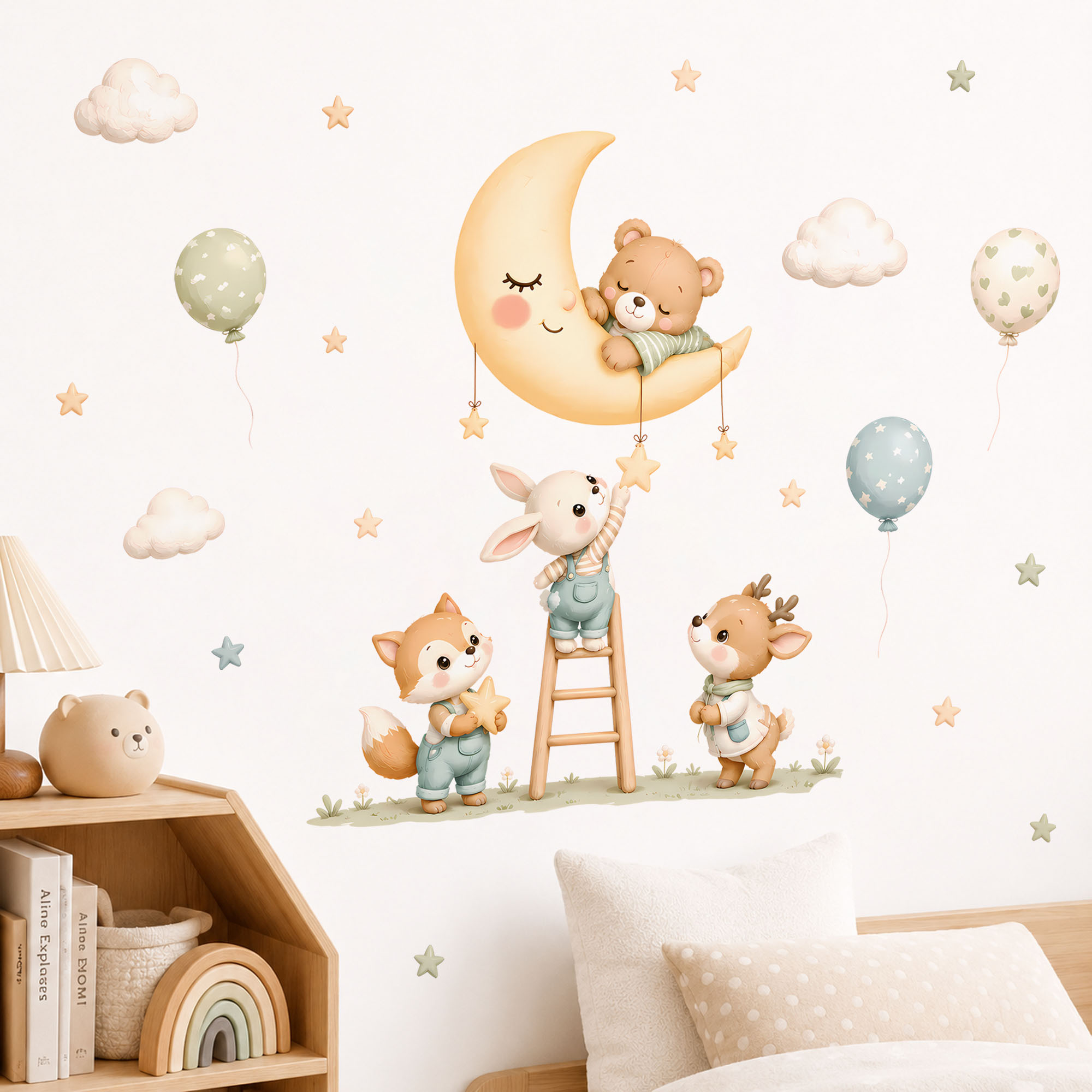 Orman Hayvanı Duvar Çıkartmala - Baby Nursery Decals incelemesi ve fiyatı