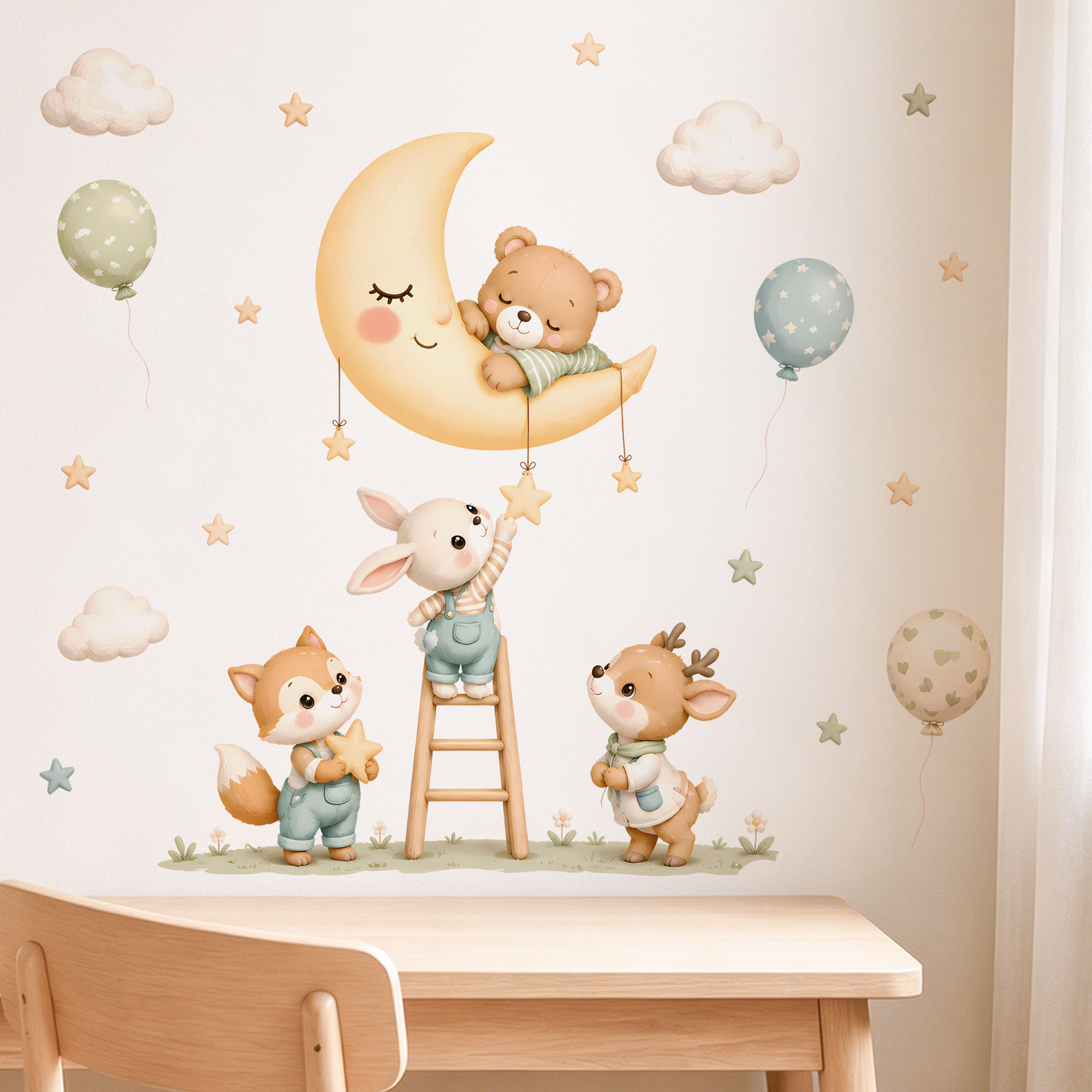 Orman Hayvanı Duvar Çıkartmala - Baby Nursery Decals incelemesi ve fiyatı