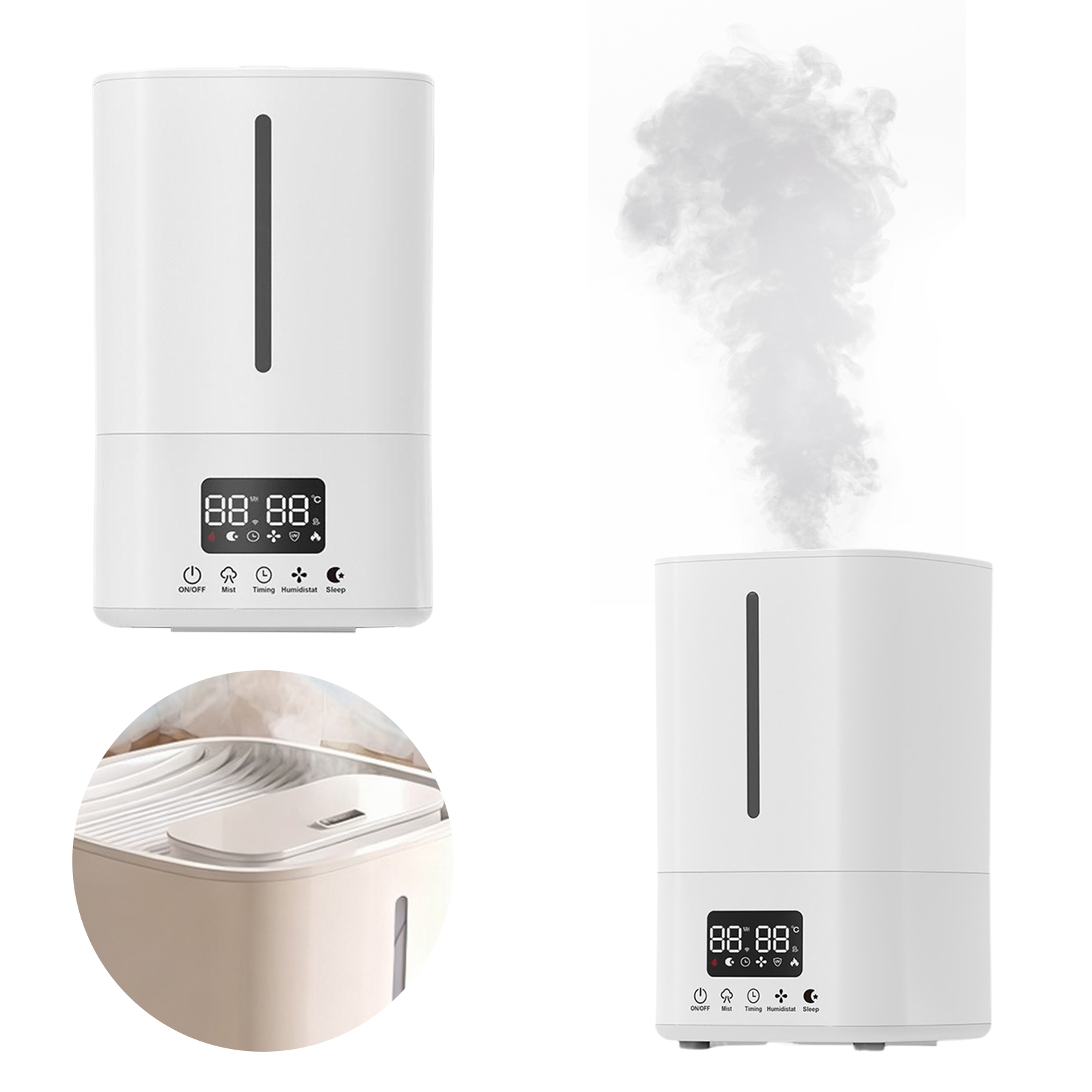 5L Akıllı Nemlendirici, Hava T - Baby Nursery Air Purifier incelemesi ve fiyatı
