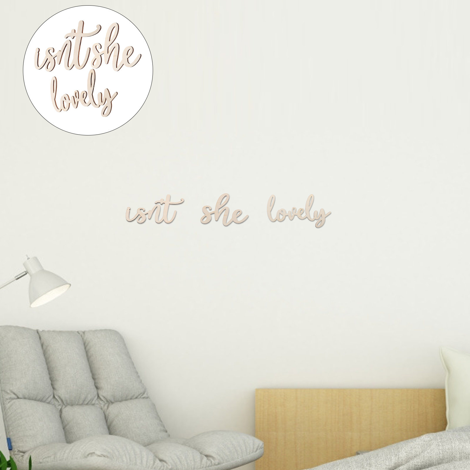 Çok Güzel Ahşap Duvar Çıkartma - Baby Nursery Themes Girl incelemesi ve fiyatı