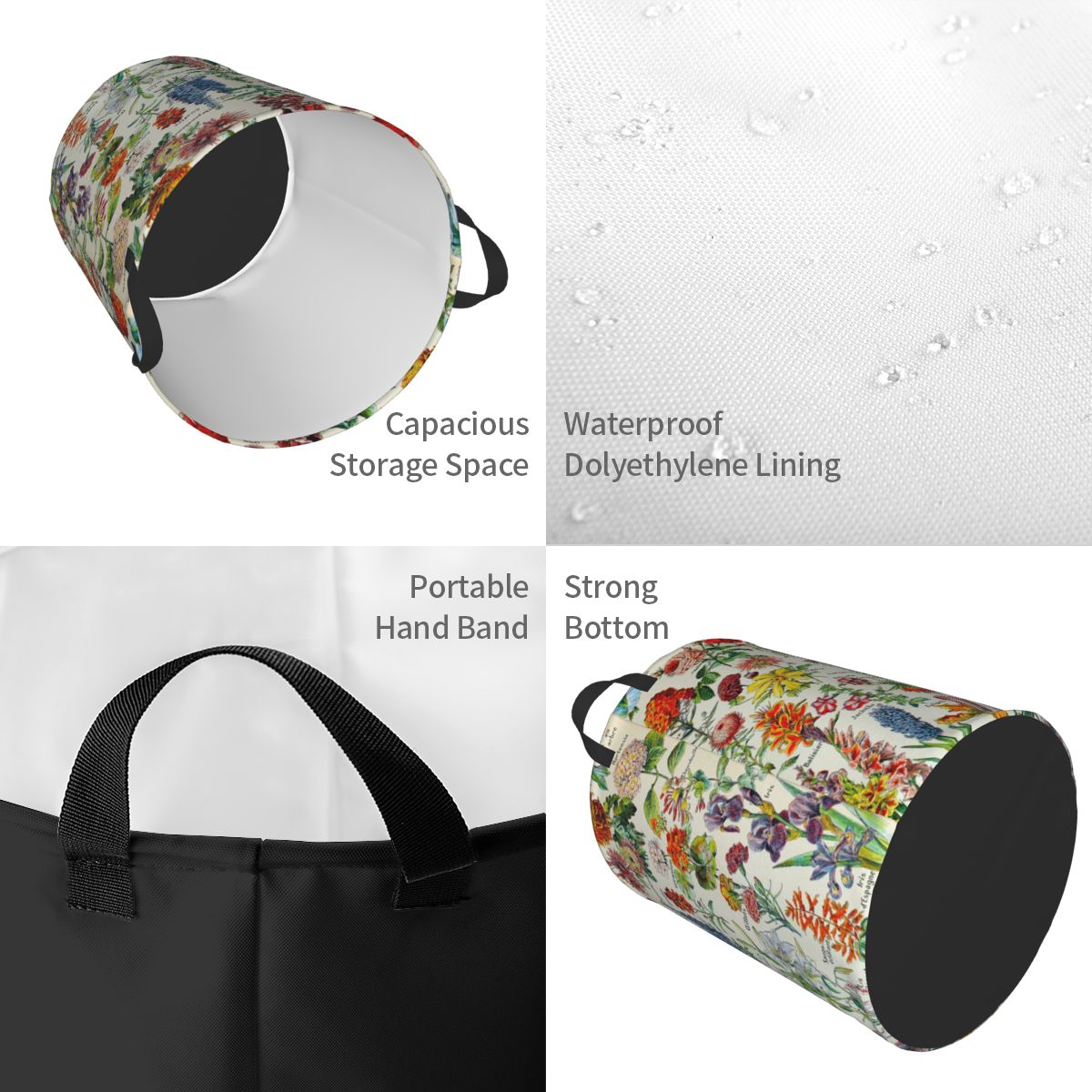 Özel adolmilmillot HD Fleurs ç - Baby Nursery Laundry Hamper incelemesi ve fiyatı