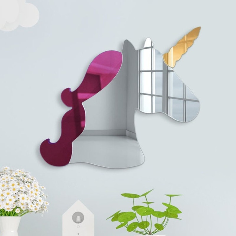 3D Akrilik Unicorn Duvar Sanat - Baby Nursery Themes Girl incelemesi ve fiyatı
