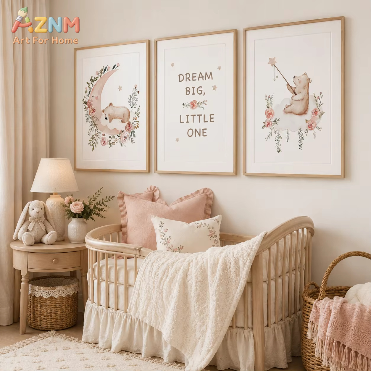 AZNM Kreş Çiçek Duvar Sanatı,  - Baby Girl Nursery Quotes incelemesi ve fiyatı