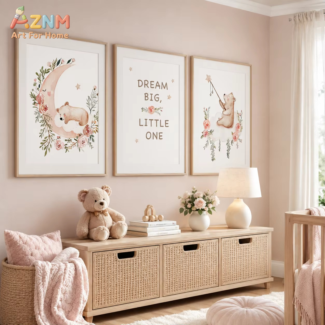 AZNM Kreş Çiçek Duvar Sanatı,  - Baby Girl Nursery Quotes incelemesi ve fiyatı