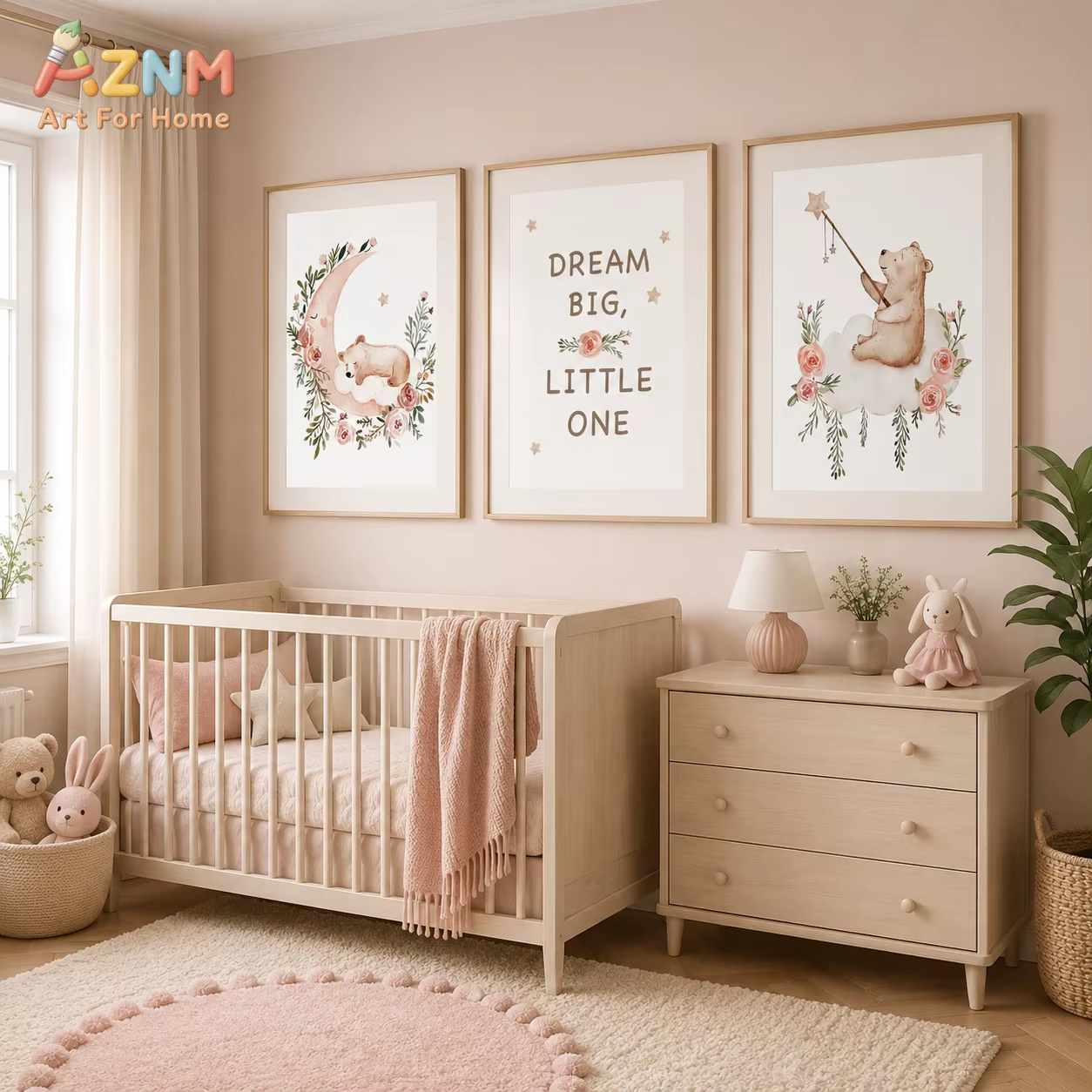 AZNM Kreş Çiçek Duvar Sanatı,  - Baby Girl Nursery Quotes incelemesi ve fiyatı