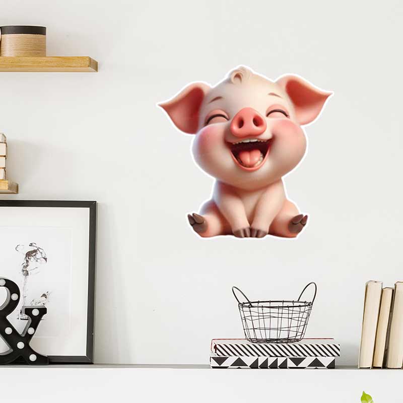Sevimli Domuzcuk Duvar Çıkartm - Baby Nursery Mural Wallpaper incelemesi ve fiyatı