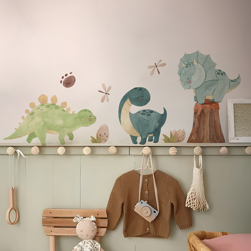 Dinozor duvar çıkartmaları, Di - Baby Girl Nursery Quotes incelemesi ve fiyatı