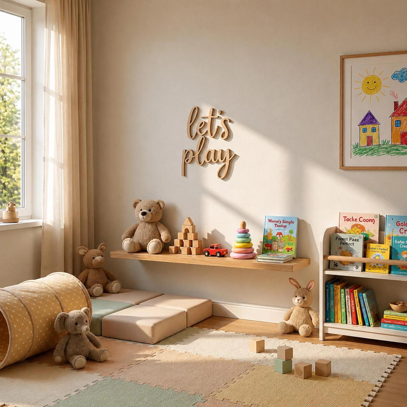Oynayalım Ahşap Duvar Tabelası - Baby Nursery Toy incelemesi ve fiyatı