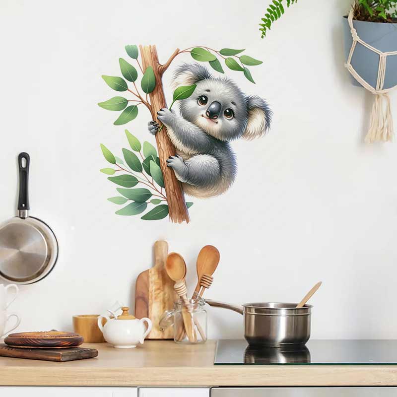 Sevimli Koala Duvar Sticker Be - Baby Nursery Mural Wallpaper incelemesi ve fiyatı