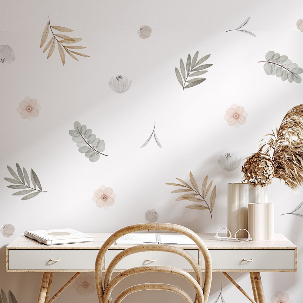 Boho Yaprakları Botanik DIY Du - Baby Girl Nursery Quotes incelemesi ve fiyatı