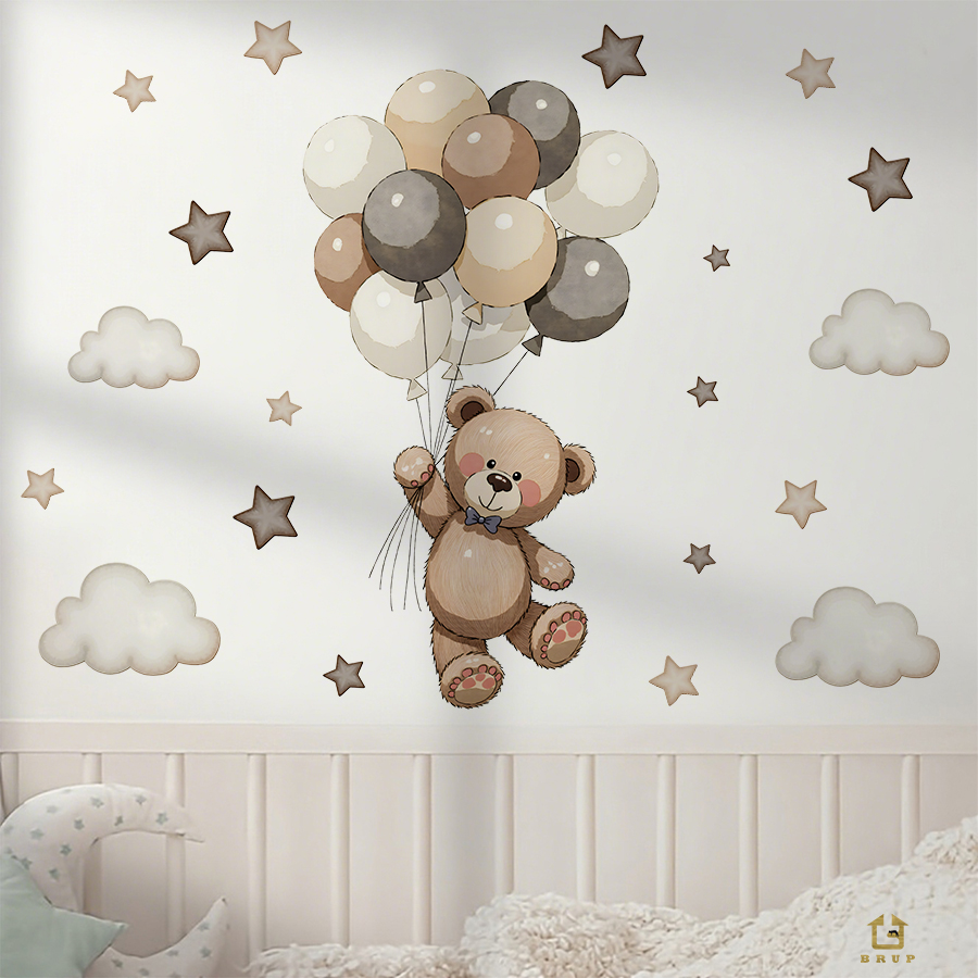 Sevimli Oyuncak Ayı Duvar Çıka - Baby Nursery Needs incelemesi ve fiyatı