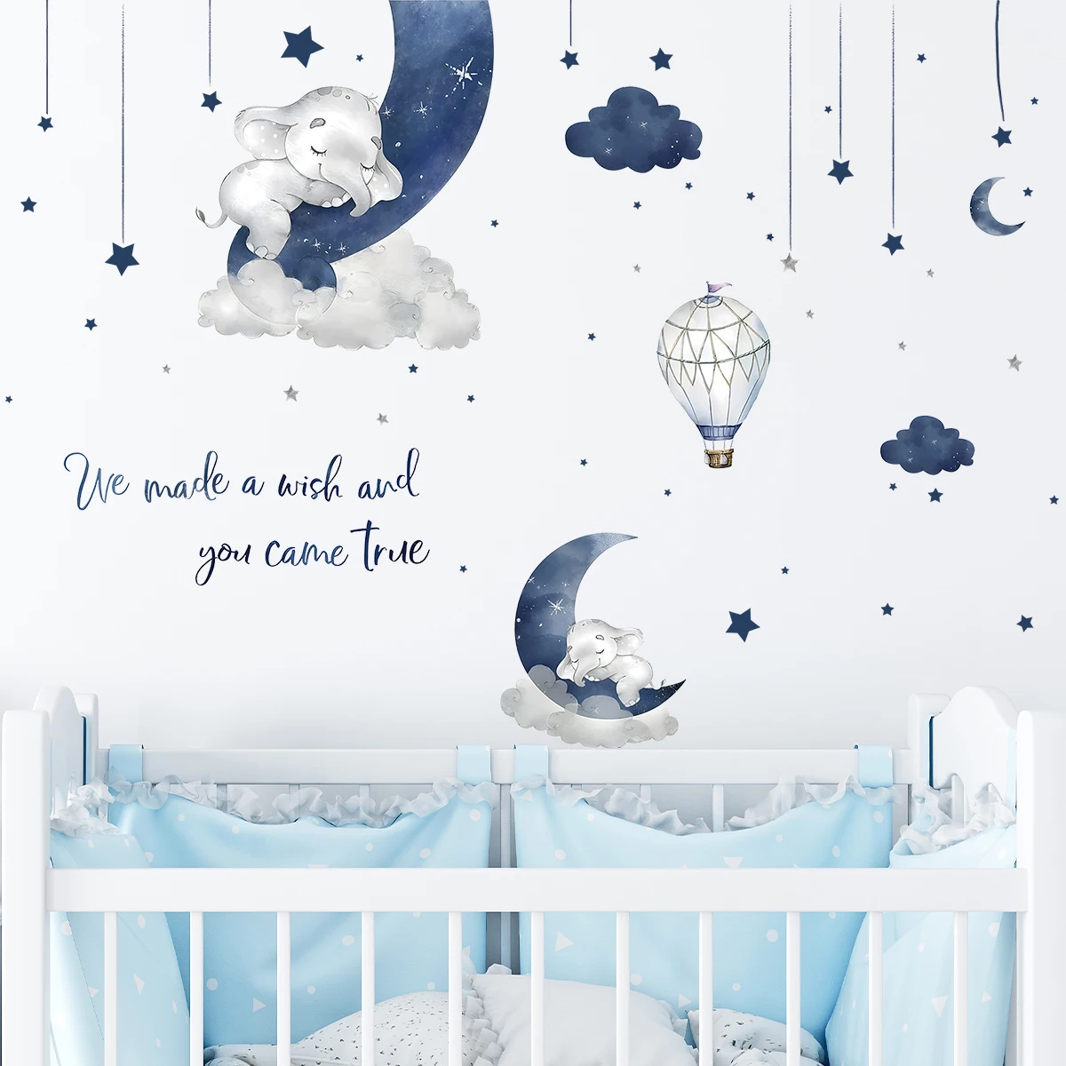 1 adet karikatür hayvan fil du - Baby Girl Nursery Quotes incelemesi ve fiyatı