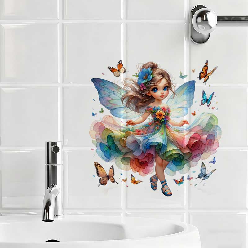 Peri Duvar Sticker Bebek Çocuk - Baby Nursery Mural Wallpaper incelemesi ve fiyatı
