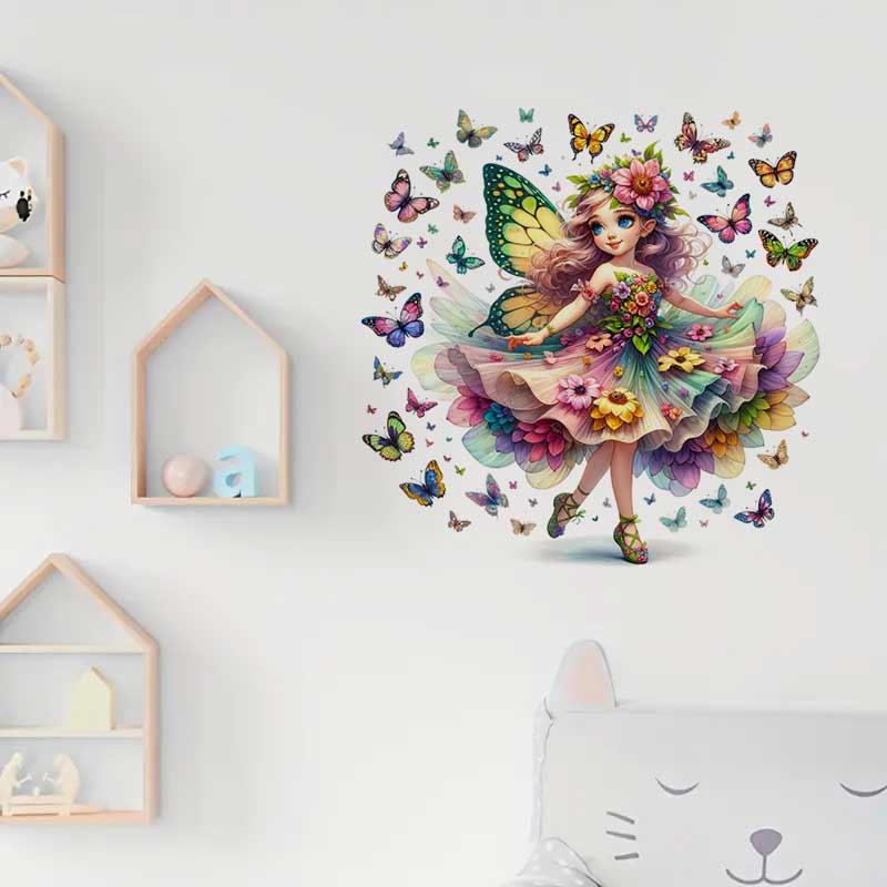 Peri Duvar Sticker Bebek Çocuk - Baby Nursery Mural Wallpaper incelemesi ve fiyatı
